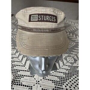 Sturgis Black Hills Rally 2010 Baseball Cap Strap‎ Back Adjustable 70th Annual